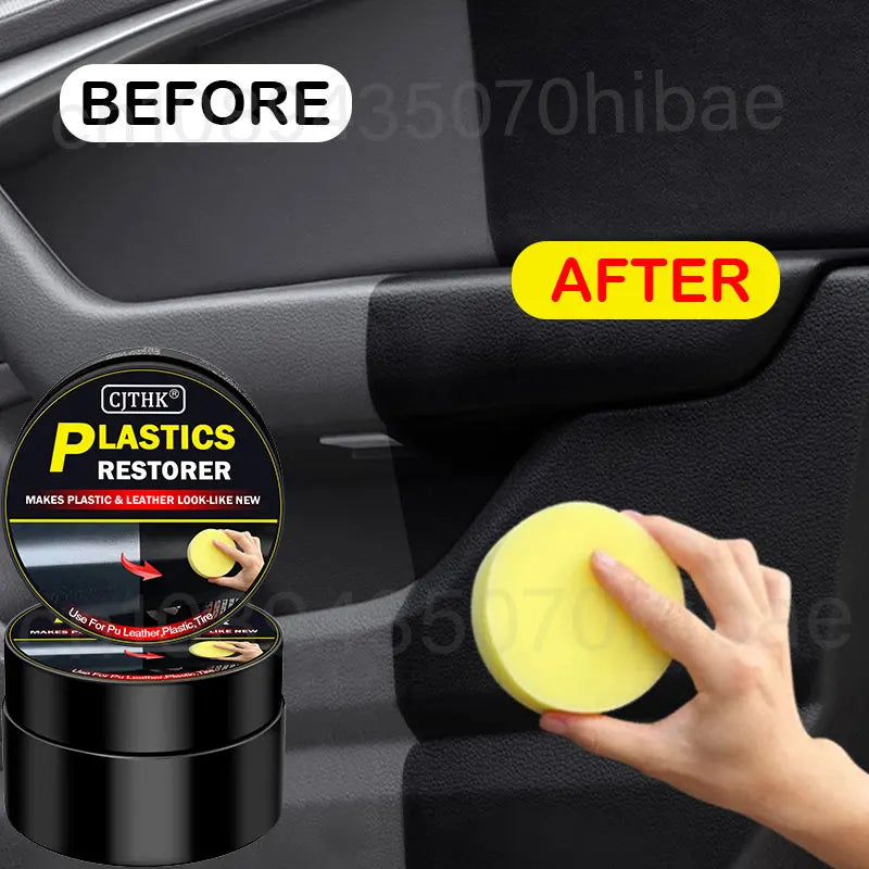Car Cleaning Products Plastic Leather Restore Auto Polish and Repair Coating Renovator Car Plastic Restorer Back To Black Gloss