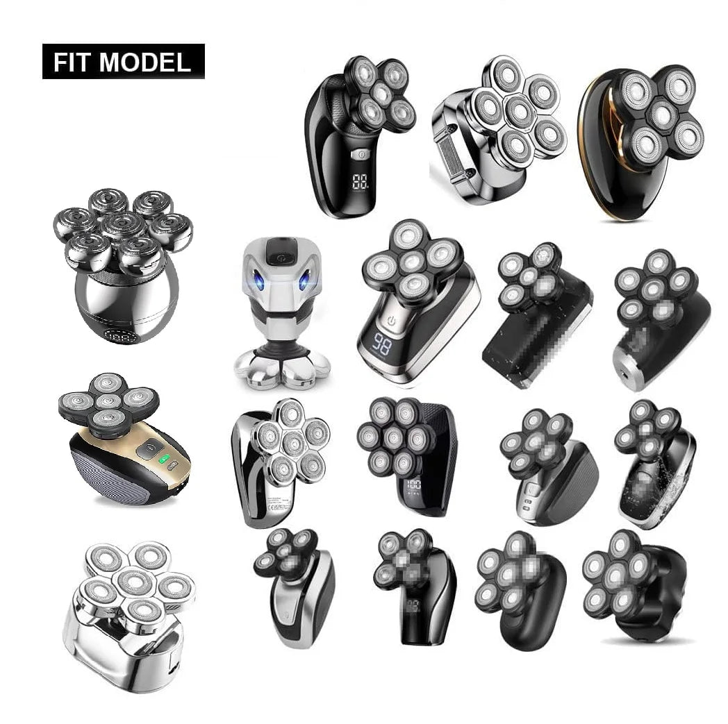 Shaver Replacement Blade 3/5/6/7/8/9D Cutter Floating Head Waterproof Stainless Steel Razor For Men Blade