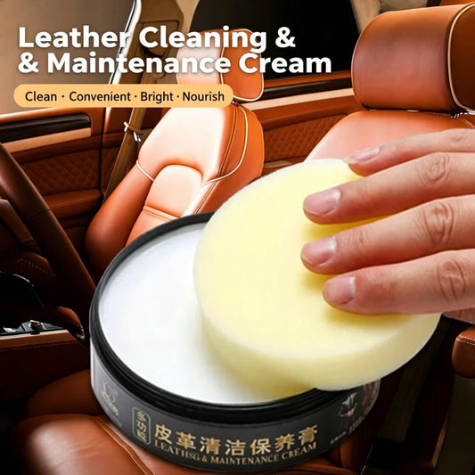 160g Car interior maintenance wax seat leather care cleaning paste maintenance agent dedicated for dashboard refurbishment