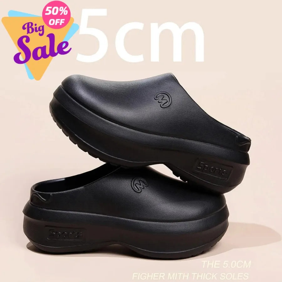 2026Women Slippers New Garden Clog Women Water Proof Chef Shoe Comfortable Sandal Slippers for Pet Workers Outdoor Fishing Shoes