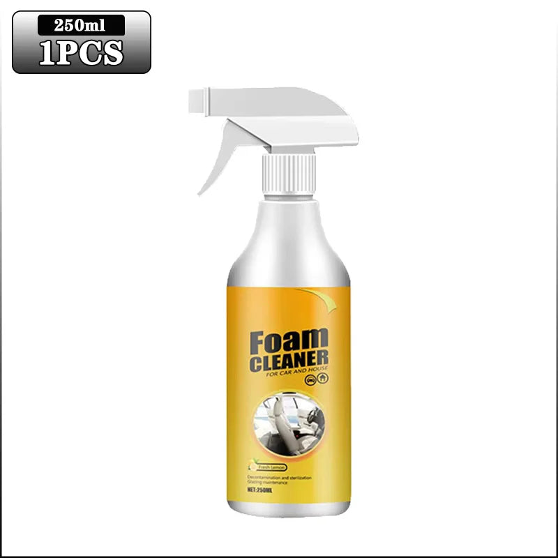 Multifunctional Foam Cleaner Car Interior Stain Removal and Cleaning Leather Seat Foam Cleaner Spray Foam Maintenance Wash Car
