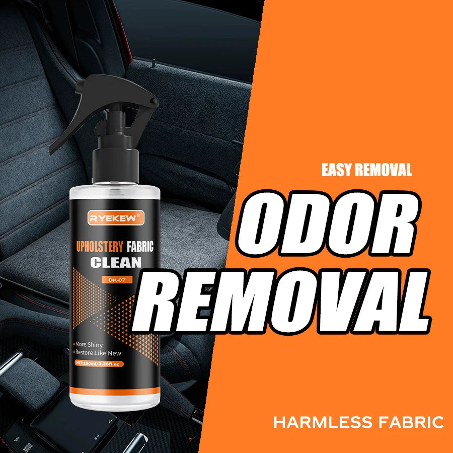 Car Interior Cleaner Leather Fabric Roof Cleaning Washing-Free Safety Belt Cleaner Powerful Stain Removal Auto Detailing