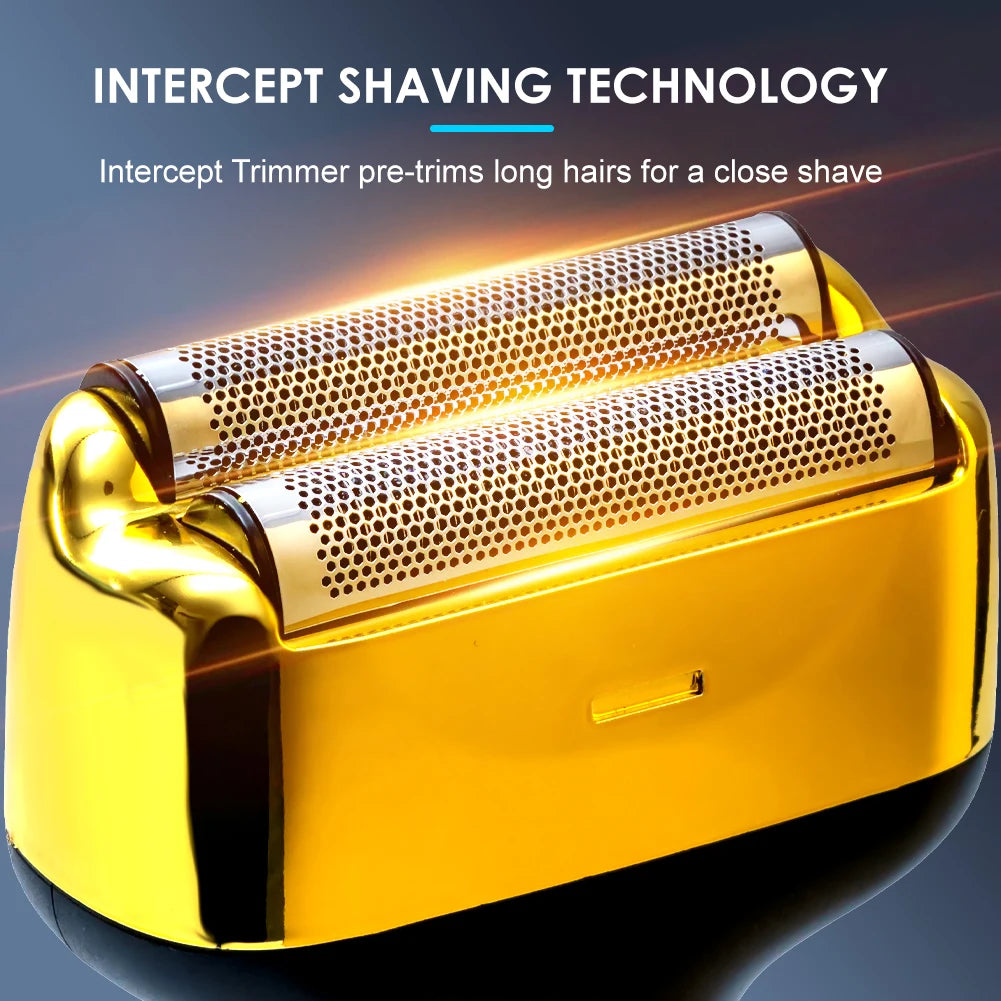 Shaver Professional Electric Razor Shaving Machine Waterproof Beard Trimmer Metal Razor Digital Display Shavers for Men