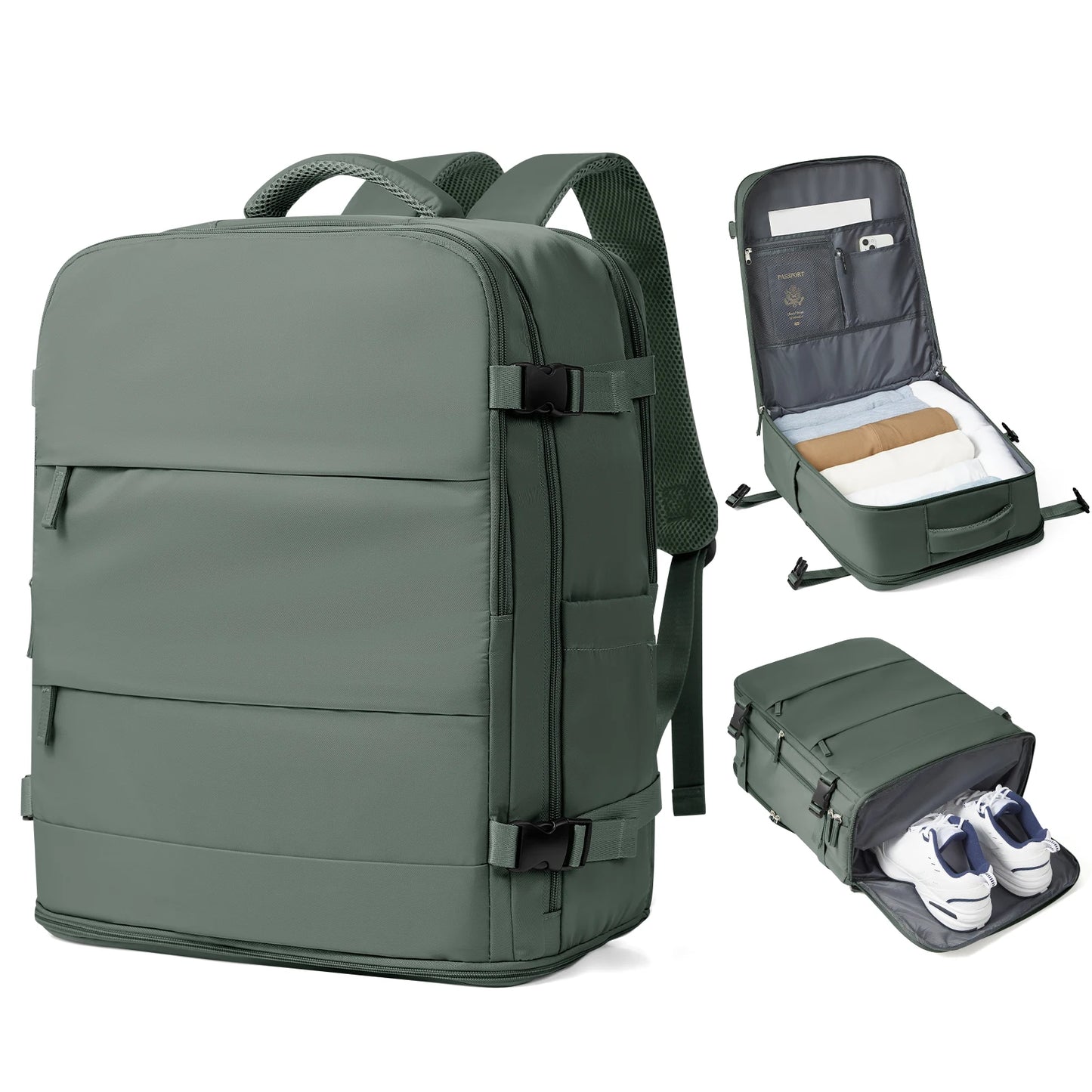 Easyjet 45x36x20 Under Seat Cabin Bags Travel Backpack, Multi-Compartment Carry-On Backpack Men Women Business Notebook Backpack