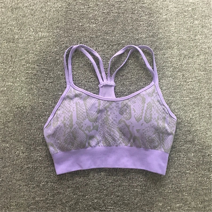 1PCS Snake Seamless Female Yoga Sets Scrunch Tracksuit Workout Gym Leggings Running Pants Women Sport Outfit Fitness Suits