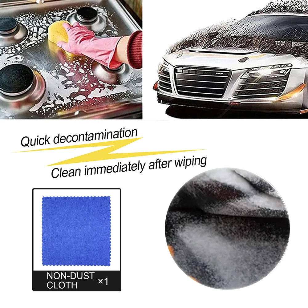 Multifunctional Car Foam Cleaner Auto Seat Cleaning Kit Car Interior Home Wash Leather Spray Foam Clean Maintenance Surfaces