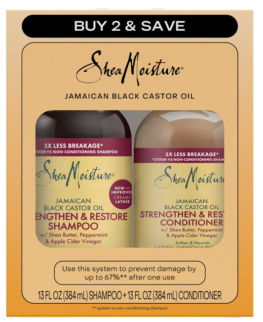SheaMoisture Jamaican Black Castor Oil Strengthen & Restore Shampoo an