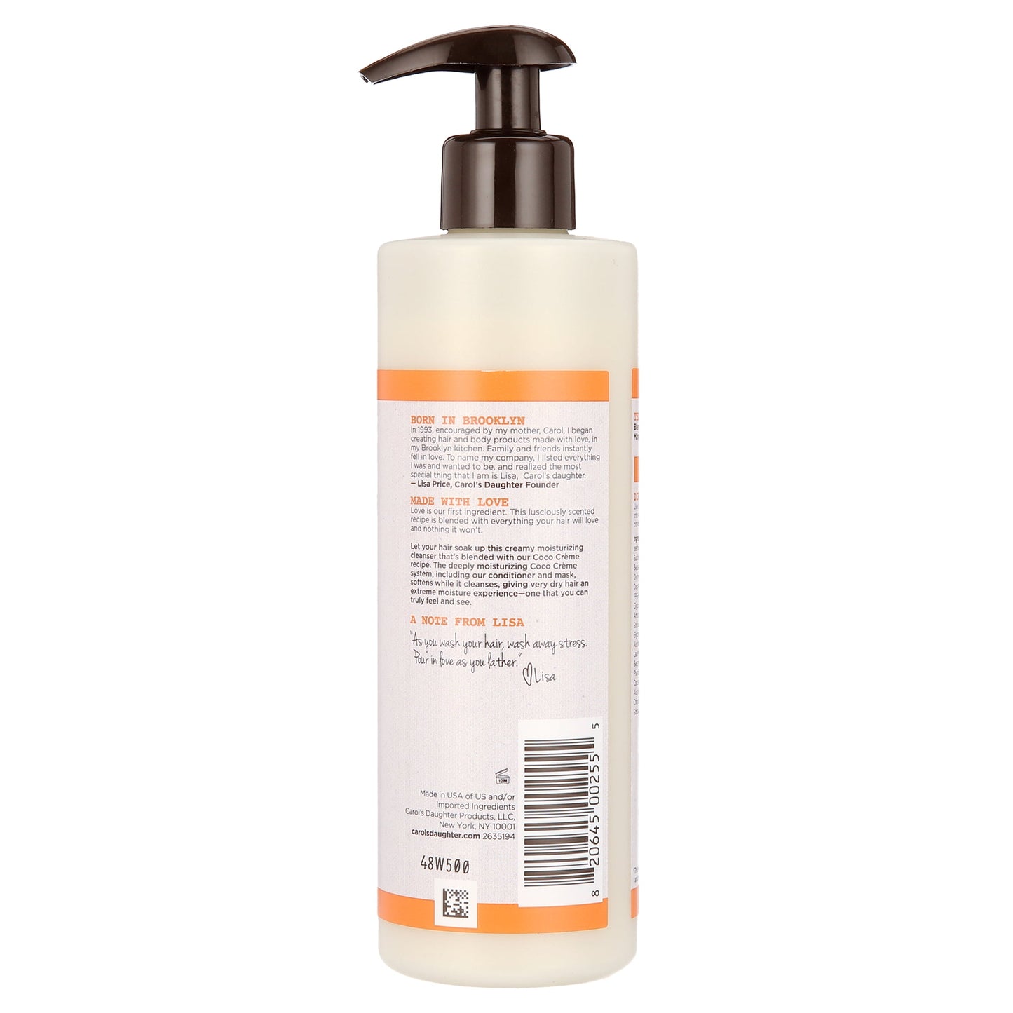 Carol's Daughter Coco Creme Moisturizing Daily Shampoo for Dry Hair, w