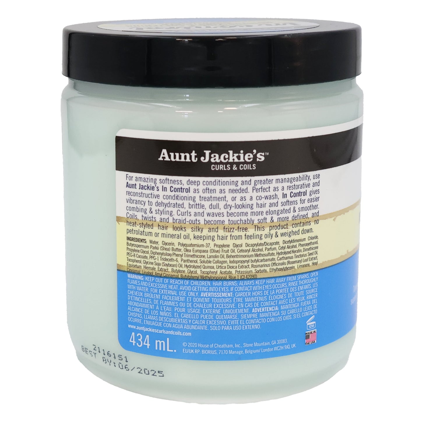 Aunt Jackies In Control Moist Soft Conditioner, 15 Oz., Pack of 2