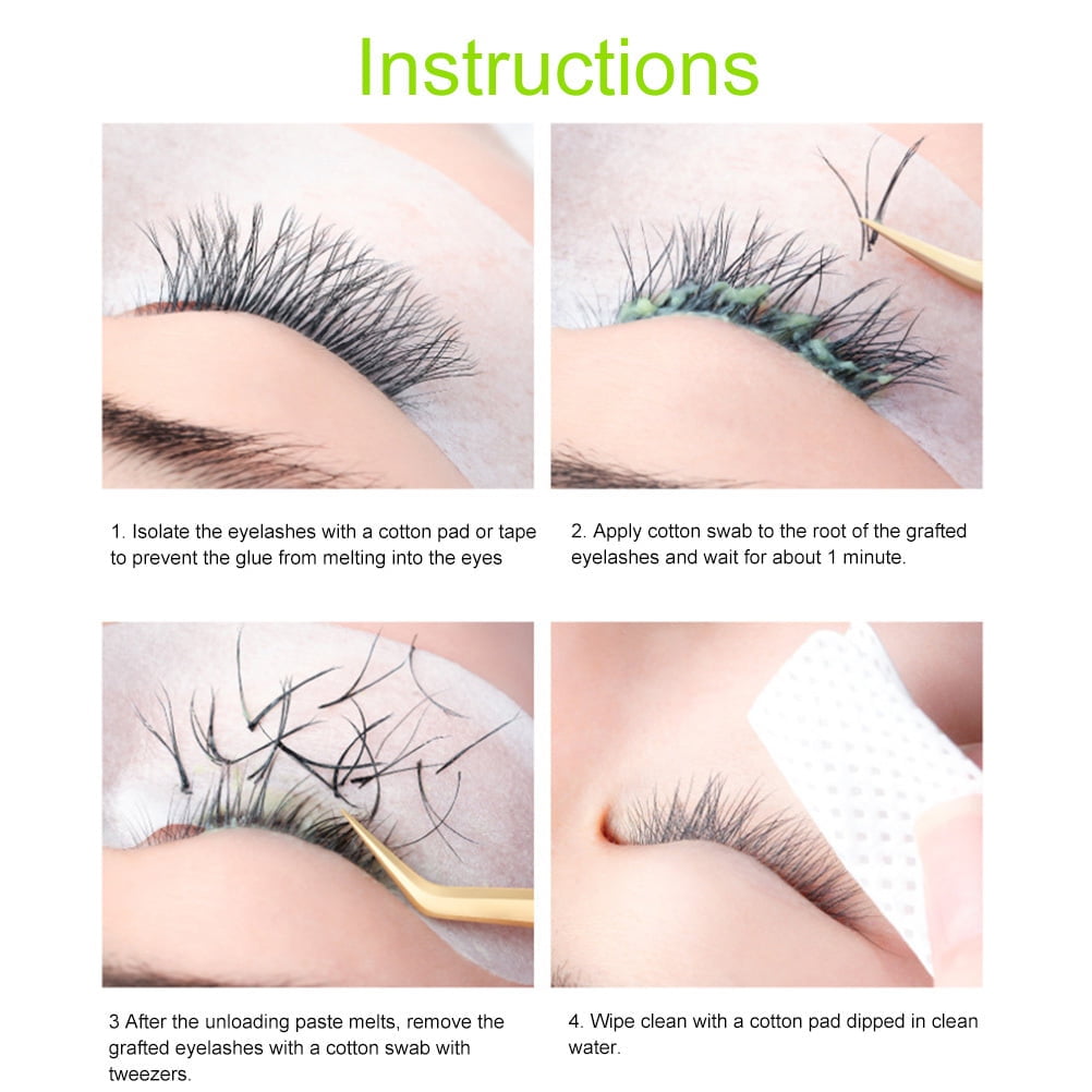 15g Professional Quick Glue Remover Lashes Eyelash Extension Cleaner &