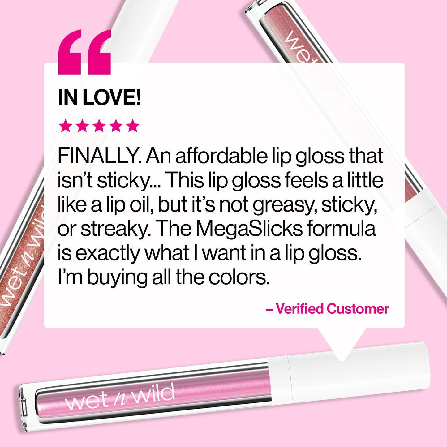 wet n wild Mega Slicks Lip Gloss - Sinless