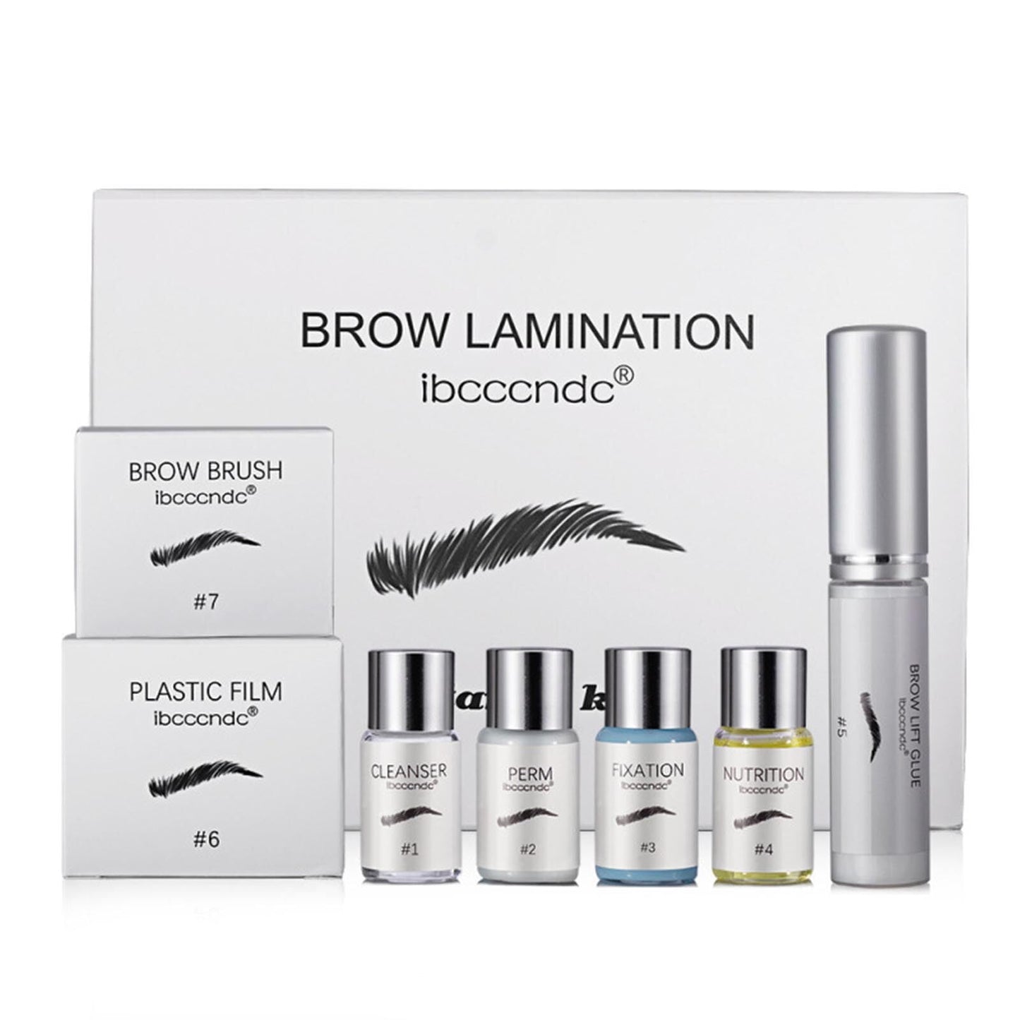 ibcccndc Brow Lift Kit Eyebrow Lamination Kit Brow Perm Kit DIY Eyebro