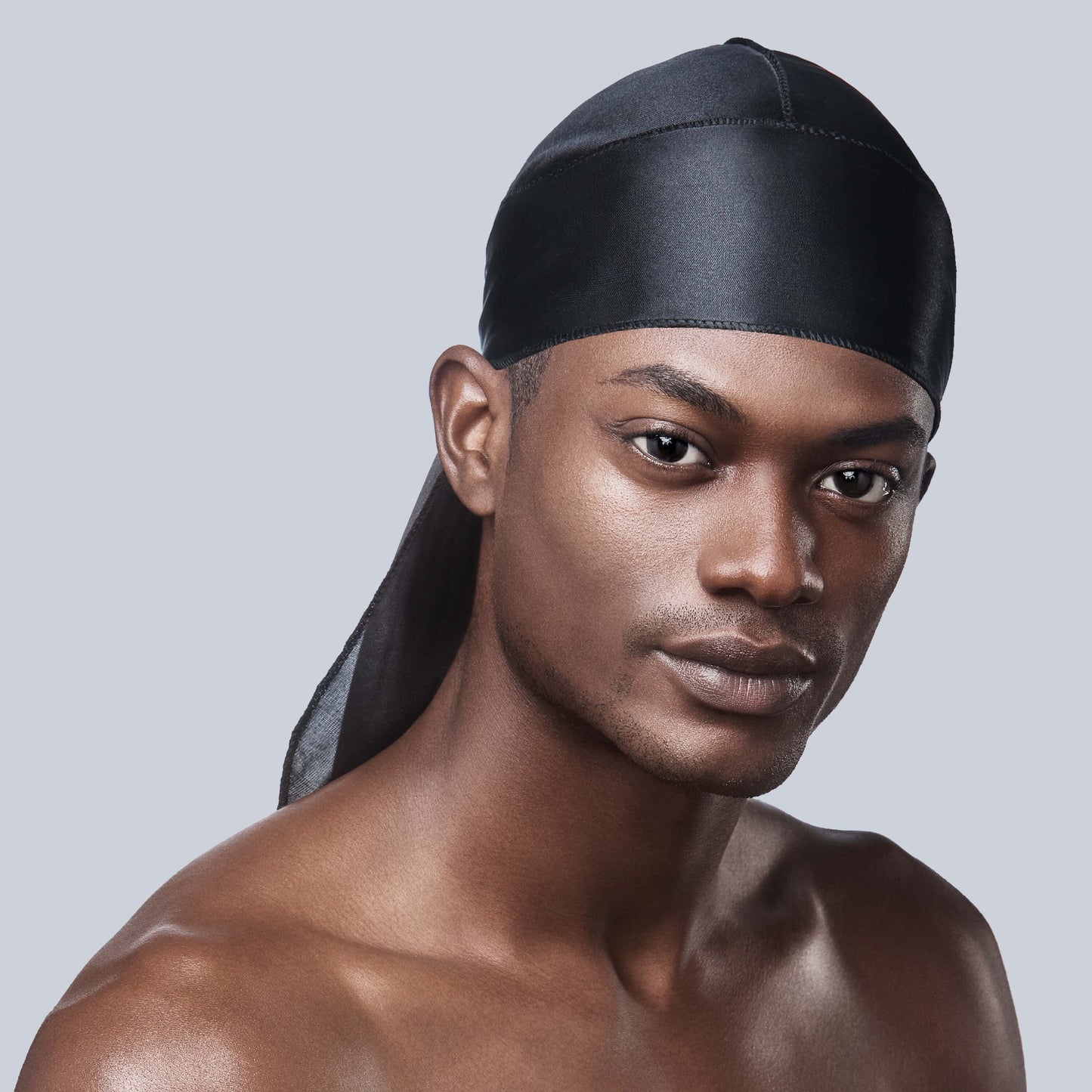 KISS Colors & Care Power Wave Satin Durag, Black, Unisex
