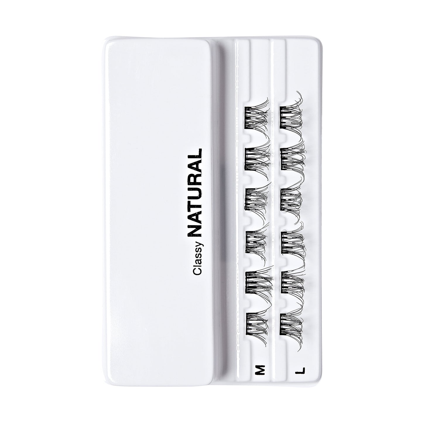 KISS USA imPRESS Press-On Falsies Eyelash Clusters Minipack, Natural,