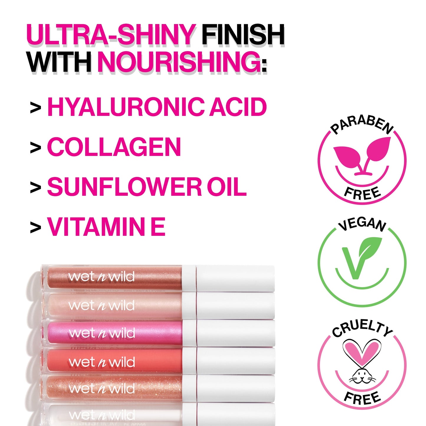 wet n wild Mega Slicks Lip Gloss - Sinless