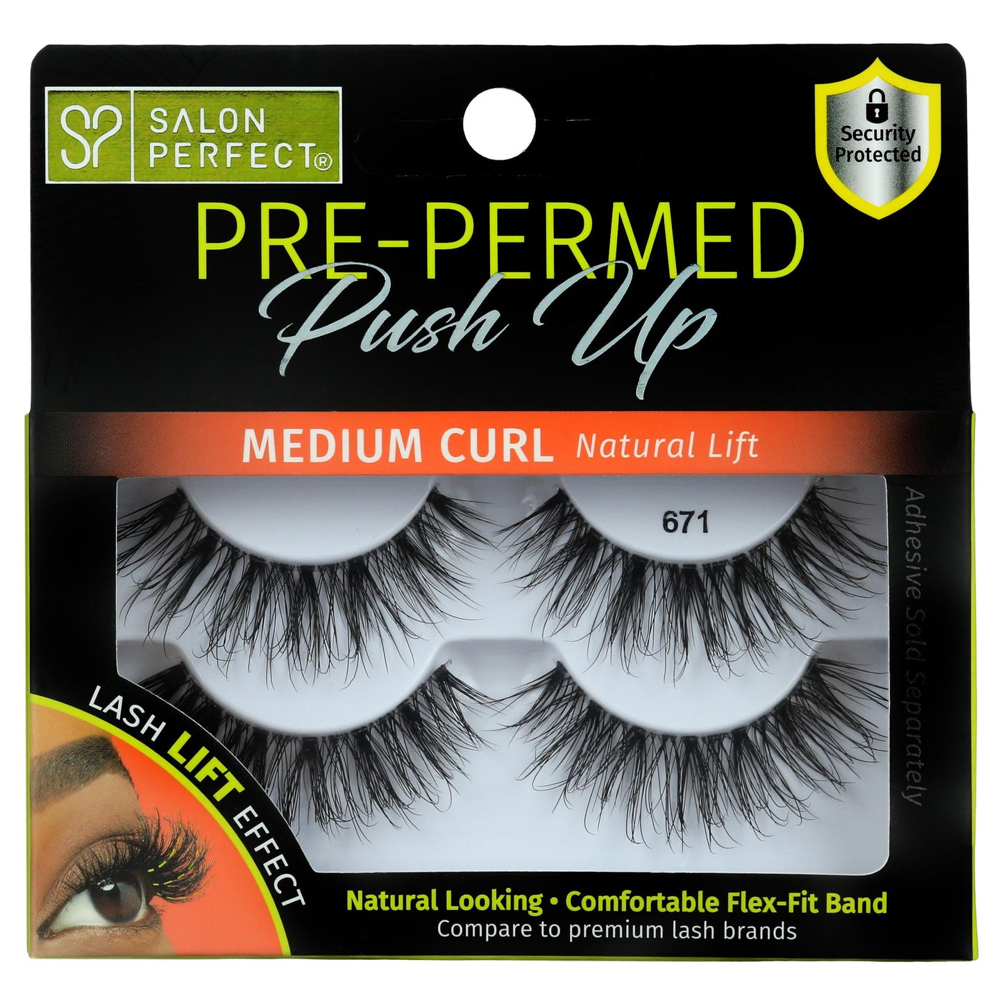 Salon Perfect Pre-Permed Lash, 671, 2 pairs