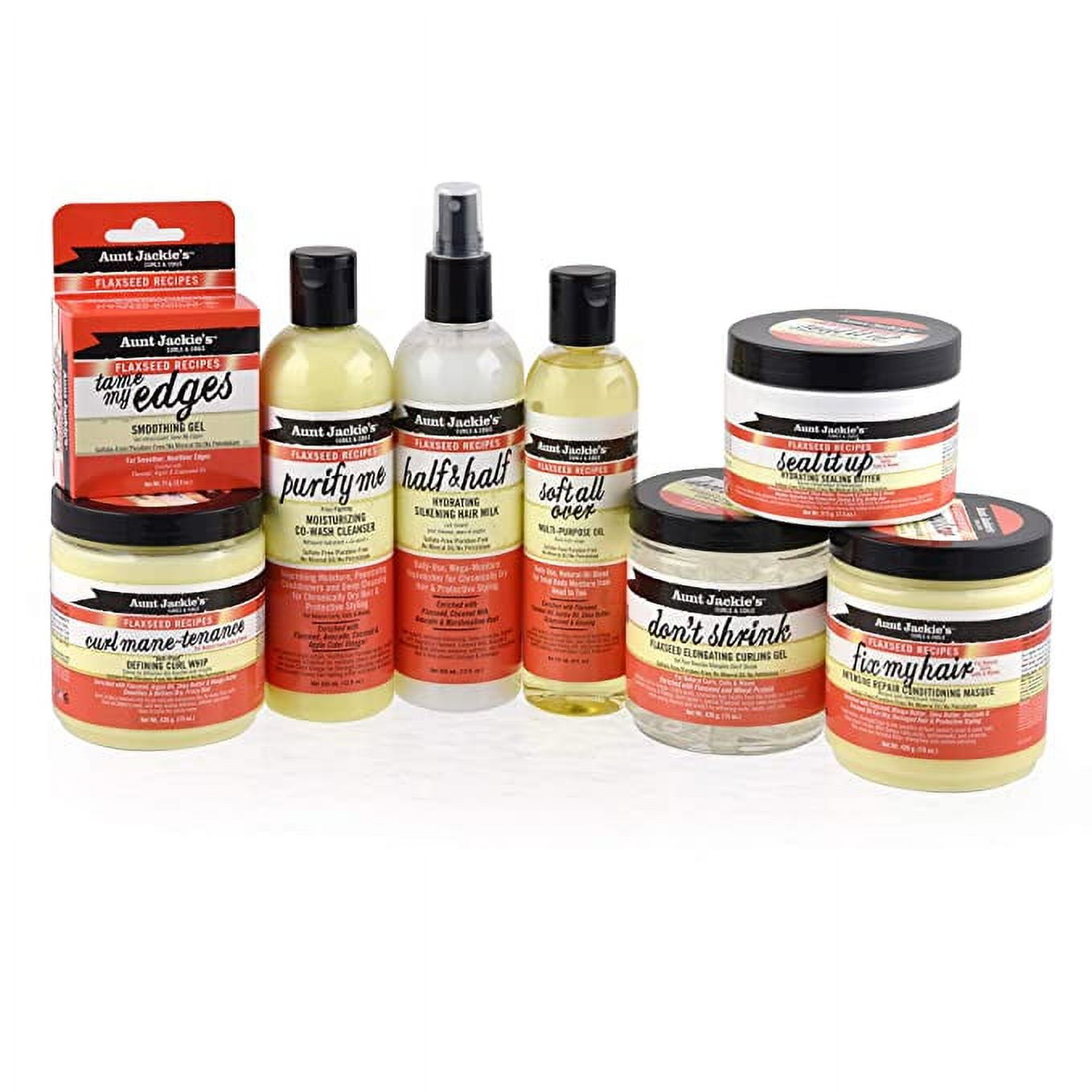 Aunt Jackie's Flaxseed Recipes Half & Half, Hydrating Silkening Hair M