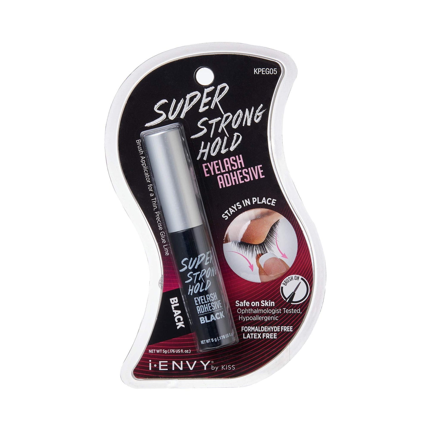 i-Envy by KISS Super Strong Hold Eyelash Adhesive Waterproof, Long-Las